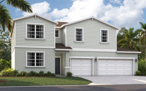 New construction Single-Family house 3420 Viridian Cir, Melbourne, FL 32904 plan The Linden - image