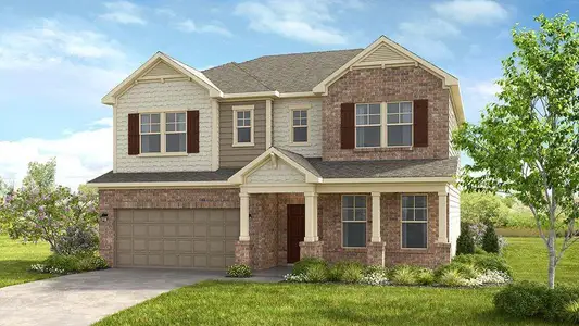 New construction Single-Family house 1673 Caldwell Bend Ln, Dacula, GA 30019 plan Kirkwood - image