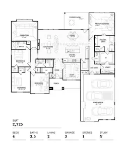 New construction Single-Family house 317 Slimp Blf, Azle, TX 76020 plan Stockyard - image 3