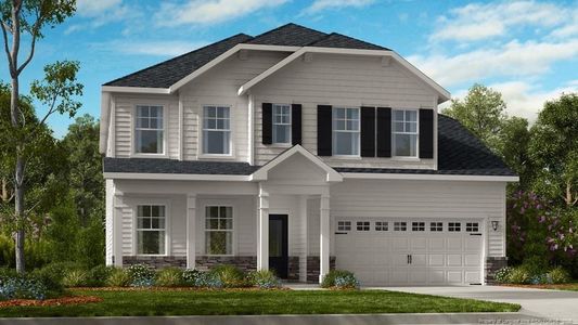 New construction Single-Family house 228 Hickory Grove Dr, Sanford, NC 27330 plan Wayland - image