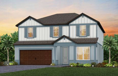 New construction Single-Family house 33247 Legacy Lands Ln, Wesley Chapel, FL 33545 plan Valen - image