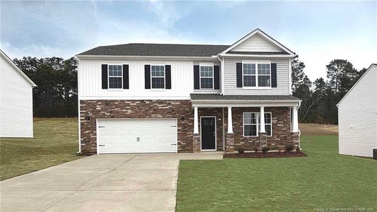 New construction Single-Family house 1043 Misty Creek Dr, Aberdeen, NC 28315 plan COLUMBIA - image