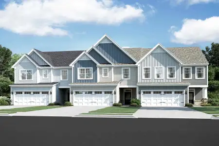 New construction Townhouse house 3153 Mission Olive Pl, New Hill, NC 27562 plan Marigold - Interior Home - image