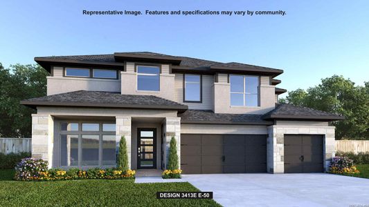 New construction Single-Family house 202 Fandango, Boerne, TX 78006 plan 3413E - image
