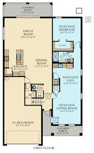 New construction Single-Family house 2413 Rider Rain Ln, Apopka, FL 32703 plan Independence - image
