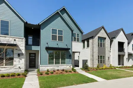 New construction Townhouse house 2524 Campden Mews, Allen, TX 75013 plan Larson - image