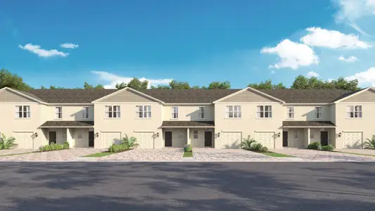 New construction Townhouse house 9034 Venetian Sq, Vero Beach, FL 32966 plan San Marco Interior - image