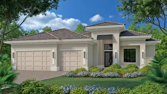 New construction Single-Family house 125 Se Via, Port St. Lucie, FL 34984 plan Alessia 58 - image