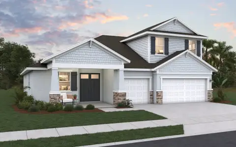 New construction Single-Family house 17393 Valleywood Pkwy, Land O' Lakes, FL 34638 plan Boca II W/ Bonus - image