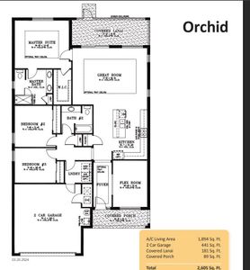 New construction Single-Family house 8826 SW 73rd Pl, Ocala, FL 34481 plan ORCHID  - image