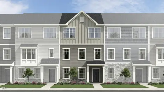 New construction Townhouse house 470 Carolina Springs Dr, Apex, NC 27539 - image