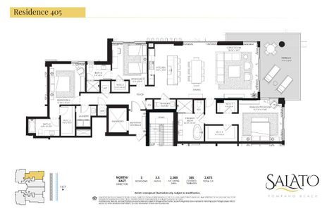 New construction Condo house 305 Briny Ave, Unit 405, Pompano Beach, FL 33062 - image 3