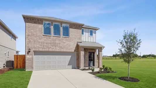 New construction Single-Family house 119 Jake Pine Dr, Buda, TX 78610 plan Merlin - image