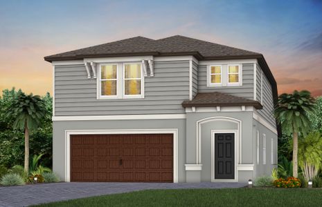 New construction Single-Family house 6690 Michael Favor Way, Wesley Chapel, FL 33545 Marlin- photo 0