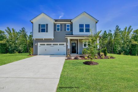 New construction Single-Family house 157 Kitty Branch Way, Smithfield, NC 27520 The Holly- photo 0