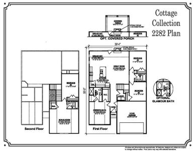 New construction Single-Family house 4019 Dortch Ln, Rockvale, TN 37153 plan 2282 Elevation DEF - image
