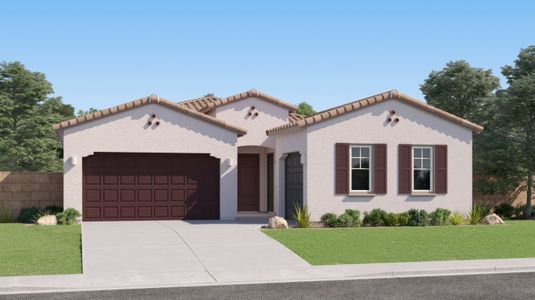 New construction Single-Family house 3237 E Aglio Ave, San Tan Valley, AZ 85143 plan Trillium Plan 4585 - image