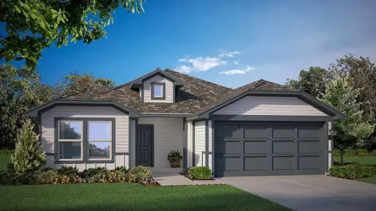 New construction Single-Family house 267 Rainwater Ln, Bridgeport, TX 76246 plan DENTON - image