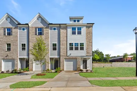 New construction Townhouse house 1965 Enniscorthy St, Fuquay Varina, NC 27526 plan Sunstone - image