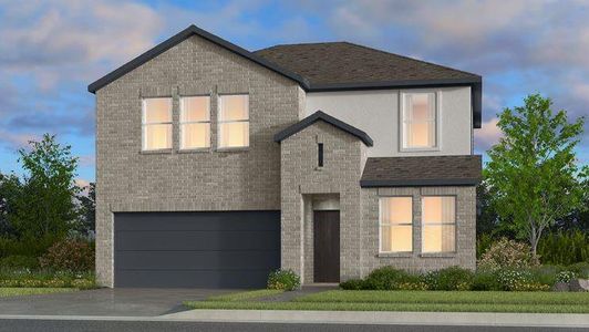 New construction Single-Family house 9703 Arrigoni Creek Drive, Cypress, TX 77433 Verbena- photo 0