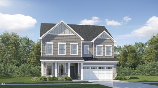 New construction Single-Family house 112 Ocean Mist Ln, Holly Springs, NC 27540 plan Edison II - image