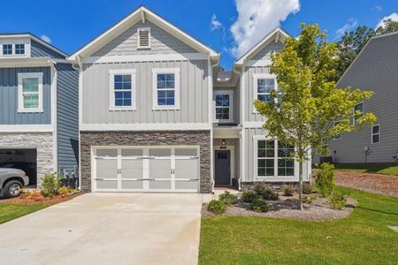 New construction Townhouse house 376 Lakeside Court, Canton, GA 30114 The Sidney- photo 0