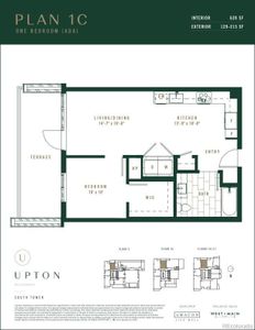 New construction Condo house 525 18th St, Unit 907, Denver, CO 80202 plan 1C - image 3