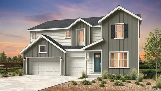 New construction Single-Family house 3994 Breakcamp Ct, Castle Rock, CO 80108 Copper- photo 0