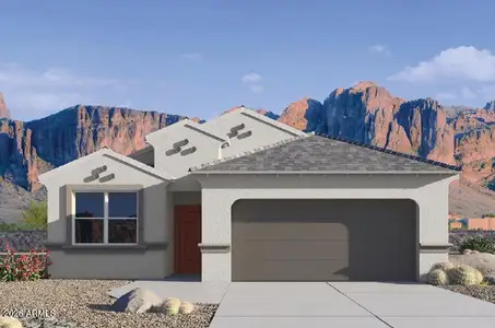 New construction Single-Family house 5535 E Cinder Ln, San Tan Valley, AZ 85140 plan Raven - image