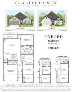 New construction Single-Family house 2409 Skara Brae Dr, Denton, TX 76205 plan Oxford - image