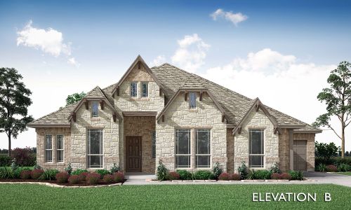 Elevation B. Primrose New Home in Mansfield, TX