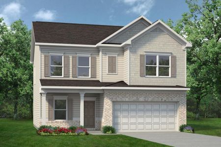 New construction Single-Family house 323 Deven Drive, Dallas, GA 30132 The Coleman- photo 0