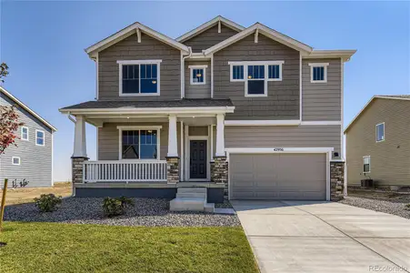 New construction Single-Family house 42956 Colonial Trl, Elizabeth, CO 80107 plan Conifer - image
