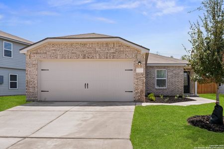 New construction Single-Family house 14939 Telfaire Mdws, Von Ormy, TX 78073 null- photo 0