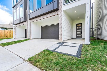 Private driveway with entrance.