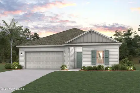 New construction Single-Family house 64 Perseus Ave, Flagler Beach, FL 32136 plan Coronado - image