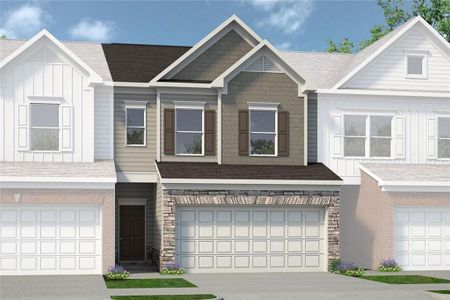 New construction Townhouse house 316 Rainer Ln, Unit 49, Auburn, GA 30011 - image