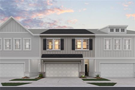 New construction Townhouse house 121 Point Place Dr, Loganville, GA 30052 Aster- photo 0