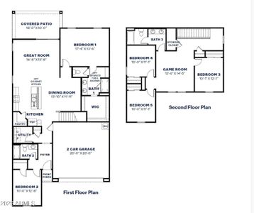 New construction Single-Family house 12571 W Mountain View Dr, Avondale, AZ 85323 plan Ibis - image