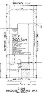 21903 Wycombe Terrace Way preliminary plot plan