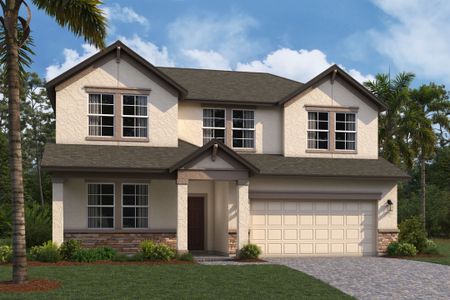 New construction Single-Family house 22537 Hearken Court, Land O Lks, Land O' Lakes, FL 34637 plan Santa Monica - image