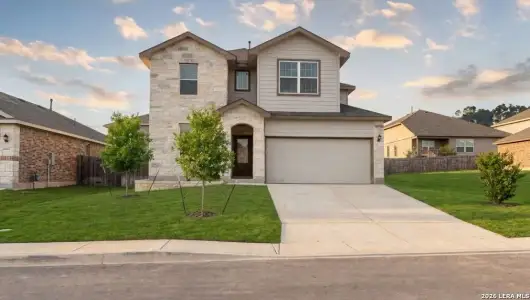 New construction Single-Family house 20632 Streamlet End, San Antonio, TX 78266 plan The Saban - image
