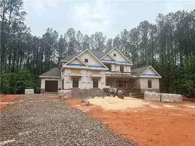 New construction Single-Family house 615 Shepherds Xing, Oxford, GA 30054 plan (GA)Woodmont B 3 Side Entry - image