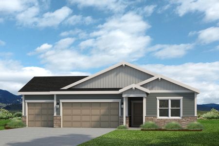 New construction Single-Family house 450 Buckboard Ln, Hudson, CO 80642 plan Somerset - image