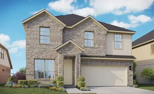 New construction Single-Family house 13804 Tucker Hedge Pass, Elgin, TX 78621 Enclave Series - Capri- photo 0
