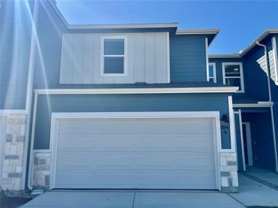New construction Townhouse house 104 Calcite Rd, Unit 4, Kyle, TX 78640 plan The Barton (147) - image