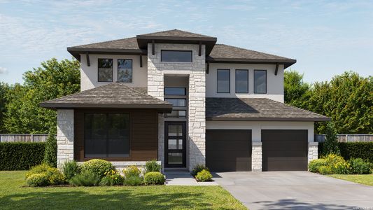 New construction Single-Family house 311 Canyon Path, San Antonio, TX 78258 plan 2561H - image