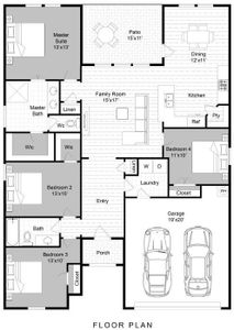 New construction Single-Family house 2106 Briarwood Dr, Bridgeport, TX 76426 plan The Granger - image 5