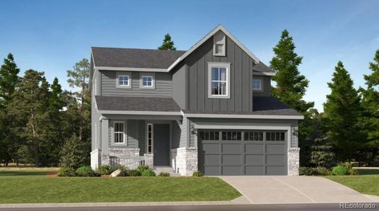 New construction Single-Family house 7807 S Cherokee Trl, Centennial, CO 80016 plan Evans - image