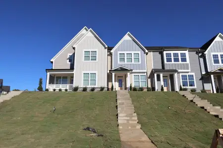 New construction Townhouse house 3056 Horton Ridge Blvd, Apex, NC 27502 plan Birchwood - image